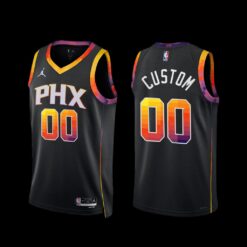Phoenix Suns Custom 2022-23 Statement Edition Jersey Black