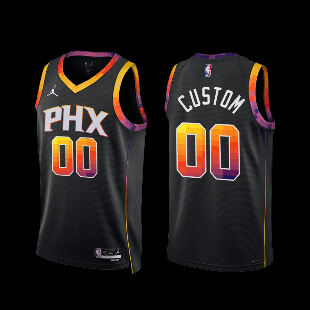Phoenix Suns Custom 2022-23 Statement Edition Jersey Black Phoenix Suns Custom 2022-23 Statement Edition Jersey Black
