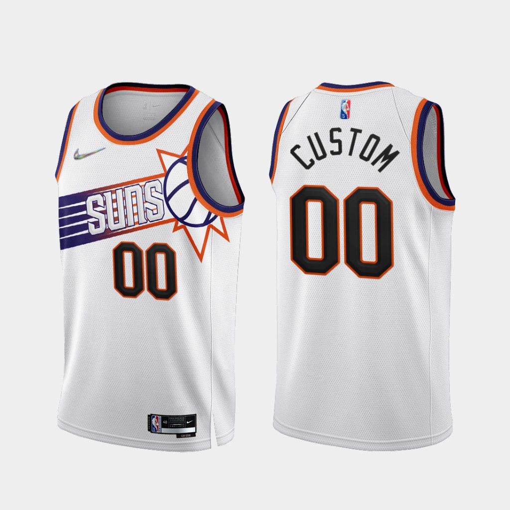 Phoenix Suns Custom 2022-23 White Association Edition Jersey Phoenix Suns Custom 2022-23 White Association Edition Jersey