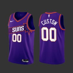 Phoenix Suns Custom 2023-24 Purple Icon Edition Jersey