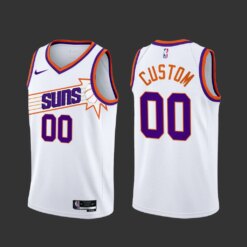Phoenix Suns Custom 2023-24 White Association Edition Jersey