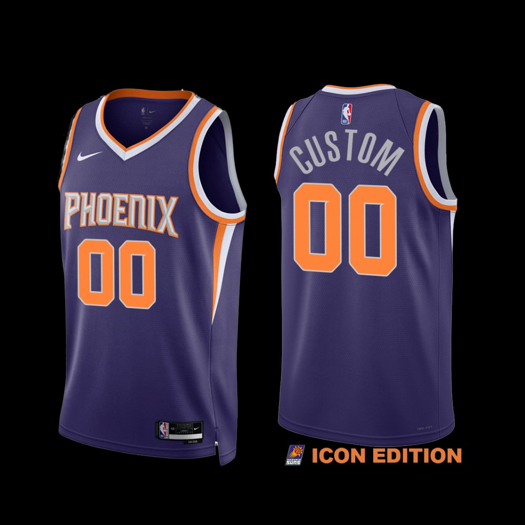 Phoenix Suns custom 2023 Purple Icon Edition Jersey Phoenix Suns custom 2023 Purple Icon Edition Jersey