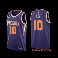 Phoenix Suns Damion Lee 2022-23 Purple Icon Edition Jersey