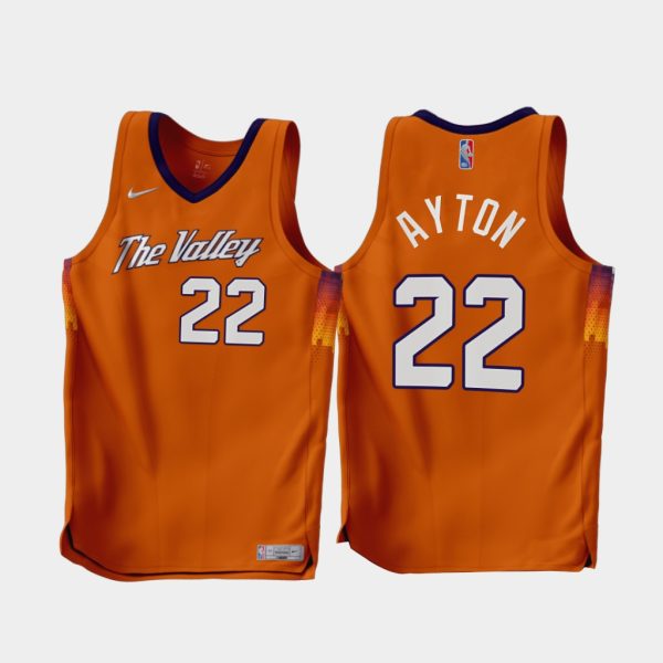 Phoenix Suns Deandre Ayton 2022-23 Earned Edition Jersey Orange Phoenix Suns Deandre Ayton 2022-23 Earned Edition Jersey Orange