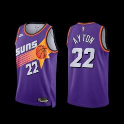 Phoenix Suns Deandre Ayton 2022-23 Purple Classic Edition Jersey