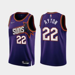 Phoenix Suns Deandre Ayton 2022-23 Purple Icon Edition Jersey
