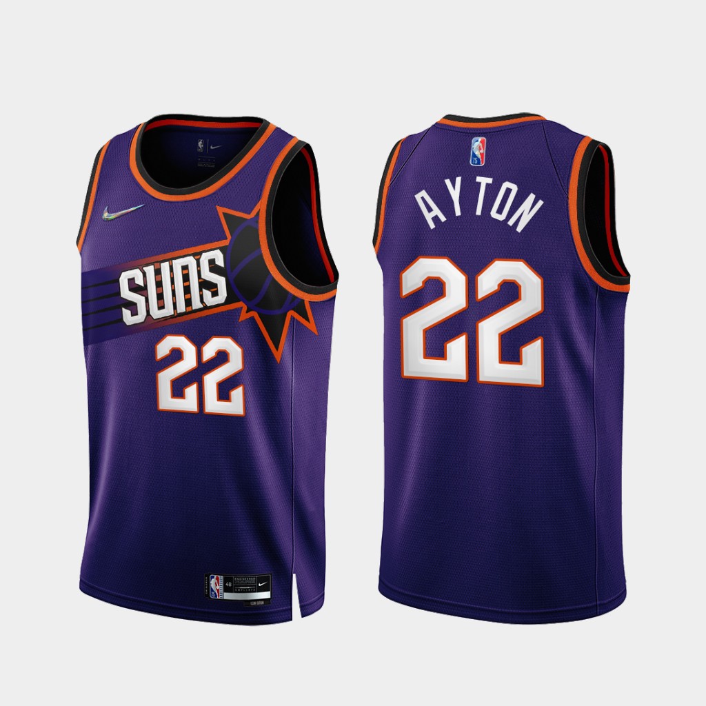 Phoenix Suns Deandre Ayton 2022-23 Purple Icon Edition Jersey Phoenix Suns Deandre Ayton 2022-23 Purple Icon Edition Jersey