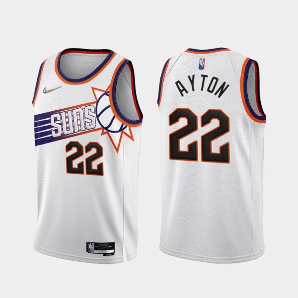 Phoenix Suns Deandre Ayton 2022-23 White Association Edition Jersey Phoenix Suns Deandre Ayton 2022-23 White Association Edition Jersey