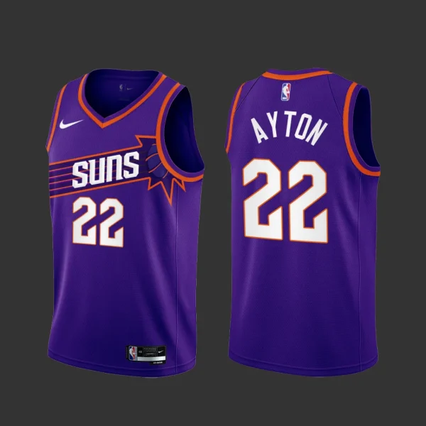 Phoenix Suns Deandre Ayton 2023-24 Purple Icon Edition Jersey Phoenix Suns Deandre Ayton 2023-24 Purple Icon Edition Jersey
