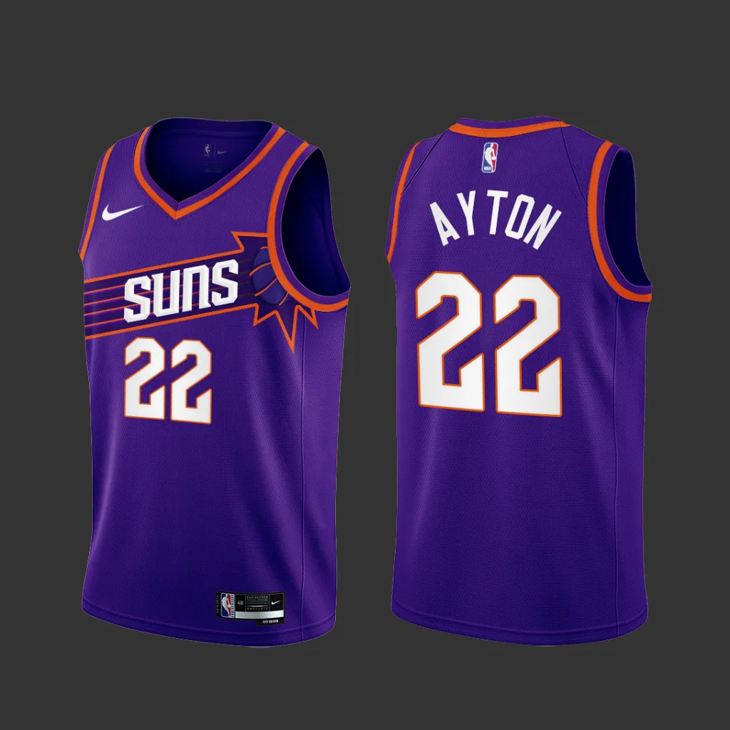 Phoenix Suns Deandre Ayton 2023-24 Purple Icon Edition Jersey Phoenix Suns Deandre Ayton 2023-24 Purple Icon Edition Jersey