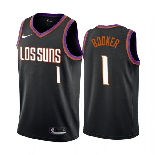 Phoenix Suns Devin Booker 2020 Black City Jersey