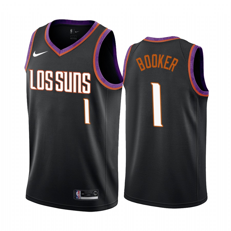Phoenix Suns Devin Booker 2020 Black City Jersey Phoenix Suns Devin Booker 2020 Black City Jersey