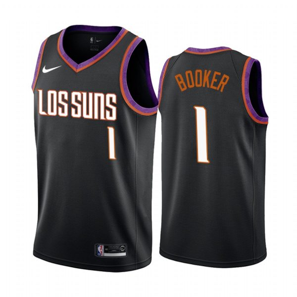 Phoenix Suns Devin Booker 2020 Black City Jersey Phoenix Suns Devin Booker 2020 Black City Jersey