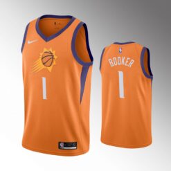 Phoenix Suns Devin Booker 2020 Orange Statement Jersey