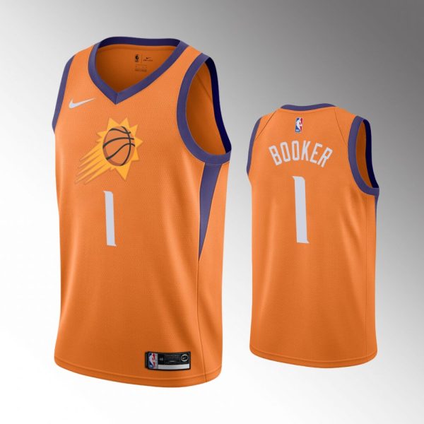 Phoenix Suns Devin Booker 2020 Orange Statement Jersey Phoenix Suns Devin Booker 2020 Orange Statement Jersey