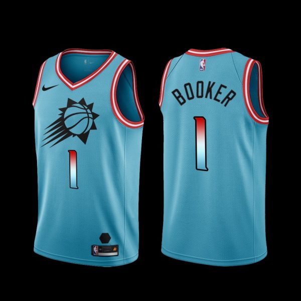 Phoenix Suns Devin Booker 2022-23 Blue City Edition Jersey Phoenix Suns Devin Booker 2022-23 Blue City Edition Jersey