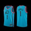 Phoenix Suns Devin Booker 2022-23 Earned Edition Jersey Orange
