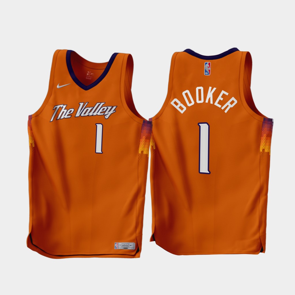 Phoenix Suns Devin Booker 2022-23 Earned Edition Jersey Orange Phoenix Suns Devin Booker 2022-23 Earned Edition Jersey Orange