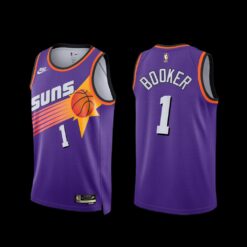 Phoenix Suns Devin Booker 2022-23 Purple Classic Edition Jersey