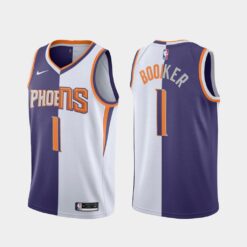 Phoenix Suns Devin Booker 2022 Split White Purple