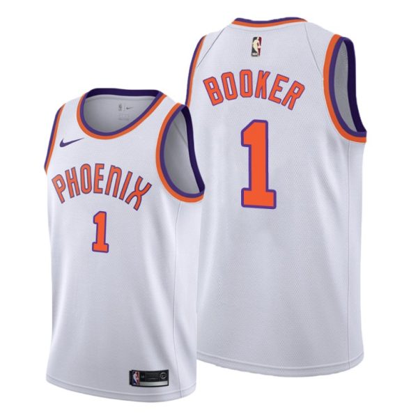 Phoenix Suns Devin Booker White Throwback Jersey Phoenix Suns Devin Booker White Throwback Jersey
