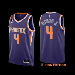 Phoenix Suns Duane Washington Jr. 2022-23 Icon Edition Jersey Purple