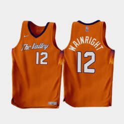 Phoenix Suns Ishmail Wainright 2022-23 Earned Edition Jersey Orange