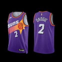 Phoenix Suns Josh Okogie 2022-23 Purple Classic Edition Jersey