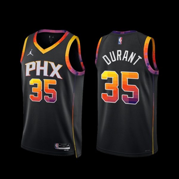 Phoenix Suns Kevin Durant 2022-23 Statement Edition Jersey Black Phoenix Suns Kevin Durant 2022-23 Statement Edition Jersey Black