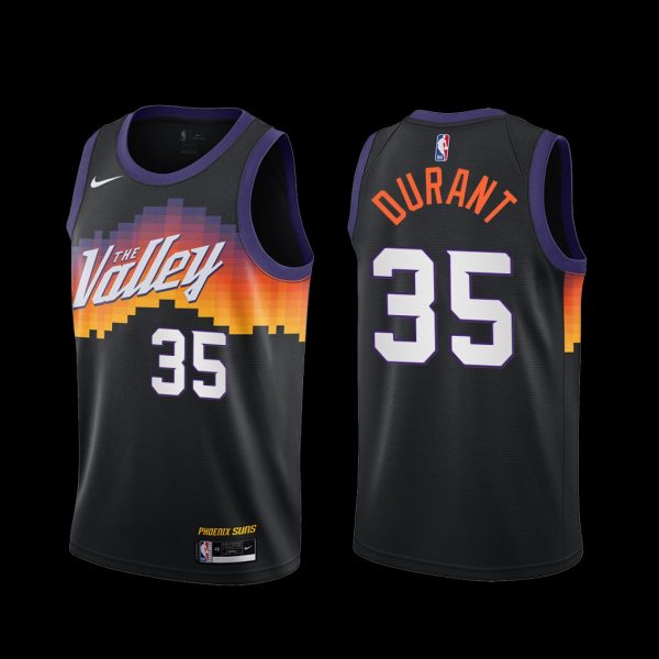 Phoenix Suns Kevin Durant 2022-23 Valley City Jersey Black Phoenix Suns Kevin Durant 2022-23 Valley City Jersey Black