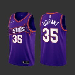 Phoenix Suns Kevin Durant 2023-24 Purple Icon Edition Jersey