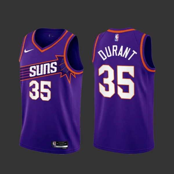 Phoenix Suns Kevin Durant 2023-24 Purple Icon Edition Jersey Phoenix Suns Kevin Durant 2023-24 Purple Icon Edition Jersey
