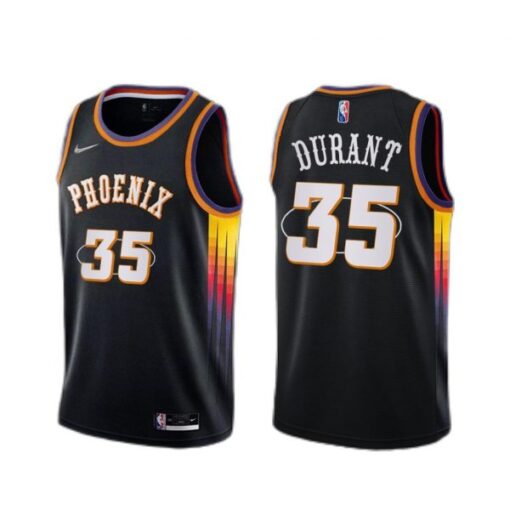 Phoenix Suns Kevin Durant Black Mixtape Edition Jersey