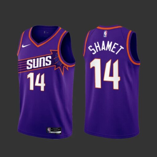 Phoenix Suns Landry Shamet 2023-24 Purple Icon Edition Jersey