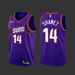Phoenix Suns Landry Shamet 2023-24 Purple Icon Edition Jersey