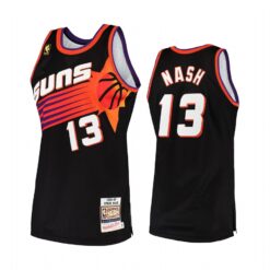 Phoenix Suns Steve Nash Black 1996-1997 Throwback Jersey