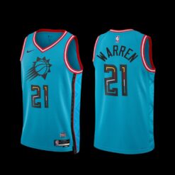 Phoenix Suns T.J. Warren 2022-23 City Edition Jersey Turquoise