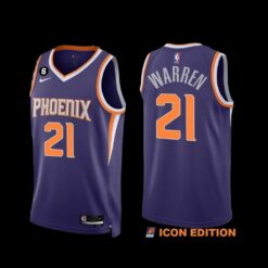 Phoenix Suns T.J. Warren 2022-23 Icon Edition Jersey Purple