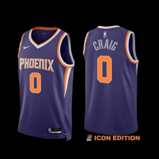 Phoenix Suns Torrey Craig 2022-23 Purple Icon Edition Jersey