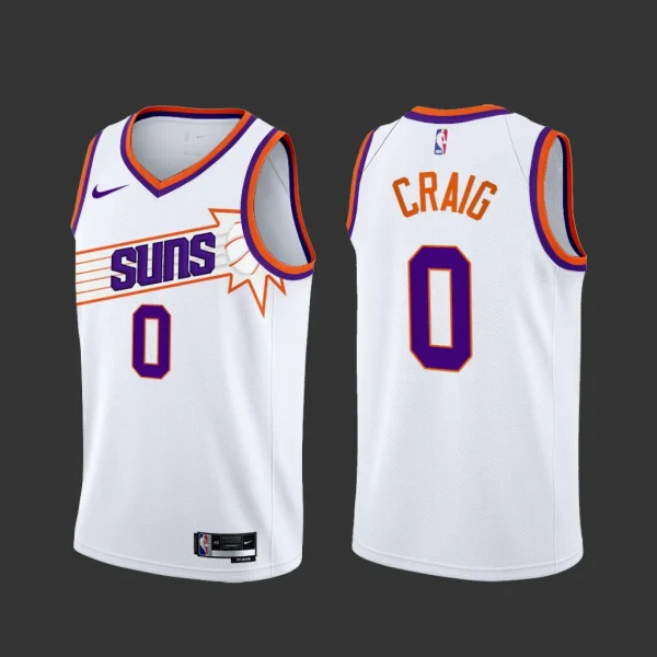 Phoenix Suns Torrey Craig 2023-24 White Association Edition Jersey Phoenix Suns Torrey Craig 2023-24 White Association Edition Jersey
