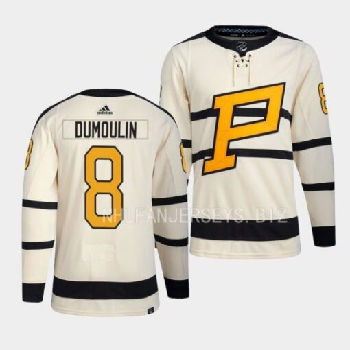 Pittsburgh Penguins Brian Dumoulin 2023 Winter Classic Cream Jersey
