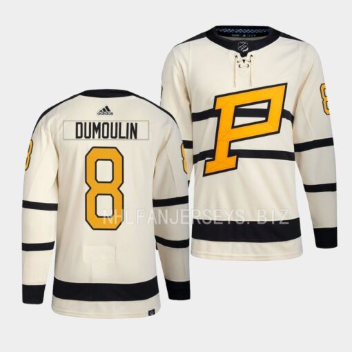 Pittsburgh Penguins Brian Dumoulin 2023 Winter Classic Cream Jersey