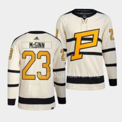 Pittsburgh Penguins Brock McGinn 2023 Winter Classic Cream Jersey