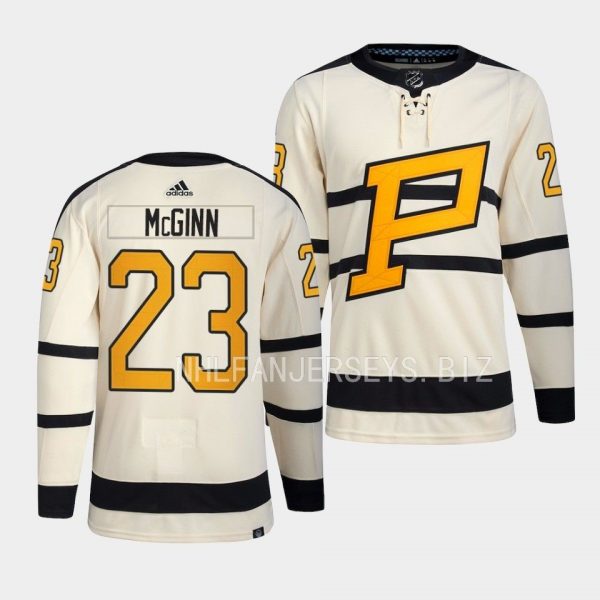 Pittsburgh Penguins Brock McGinn 2023 Winter Classic Cream Jersey Pittsburgh Penguins Brock McGinn 2023 Winter Classic Cream Jersey