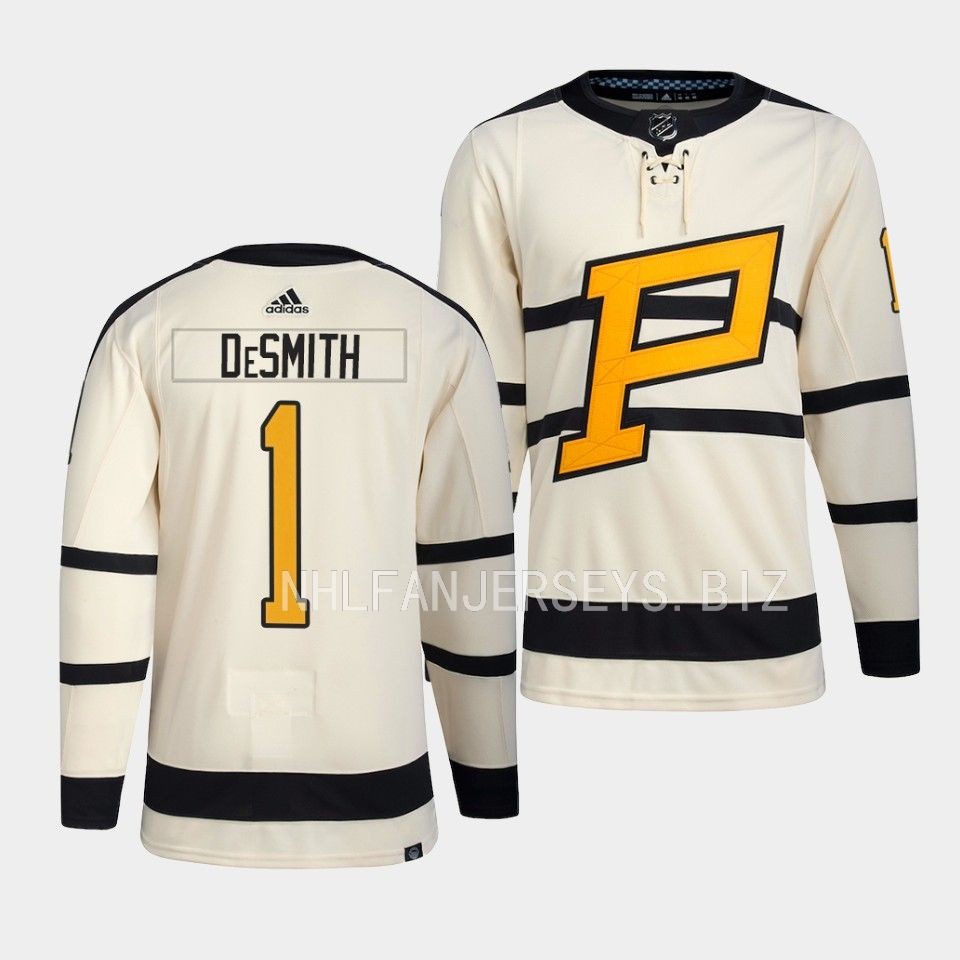 Pittsburgh Penguins Casey DeSmith 2023 Winter Classic Cream Jersey Pittsburgh Penguins Casey DeSmith 2023 Winter Classic Cream Jersey