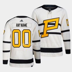 Pittsburgh Penguins Custom 2023 Winter Classic Cream Jersey