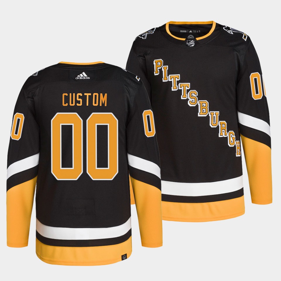 Pittsburgh Penguins Custom Alternate Black Jersey Pittsburgh Penguins Custom Alternate Black Jersey