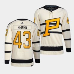 Pittsburgh Penguins Danton Heinen 2023 Winter Classic Cream Jersey