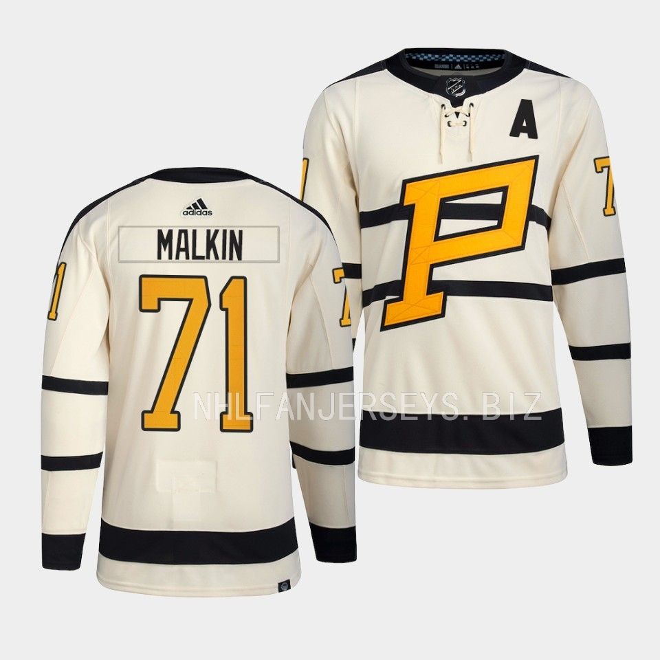 Pittsburgh Penguins Evgeni Malkin 2023 Winter Classic Cream Jersey Pittsburgh Penguins Evgeni Malkin 2023 Winter Classic Cream Jersey