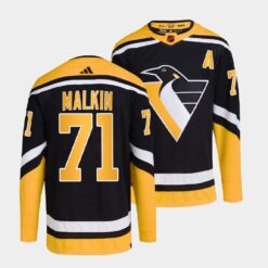 Pittsburgh Penguins Evgeni Malkin Reverse Black Jersey